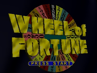 Wheel of Fortune title screen for Nintendo 64